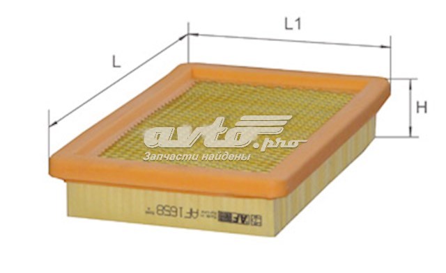 Элемент воздушного фильтра Alpha Filter AF1658S цена, от 4.14 USD