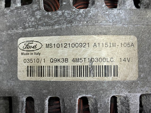 Генератор MS1012100921 Ford