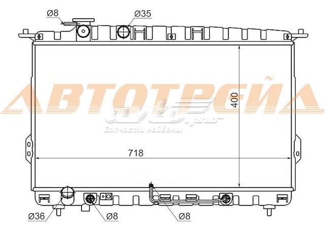 Радиатор SGHY0006 SAT