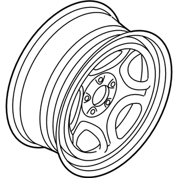 LB5Z1015B Ford Диски колесные стальные (штампованные)