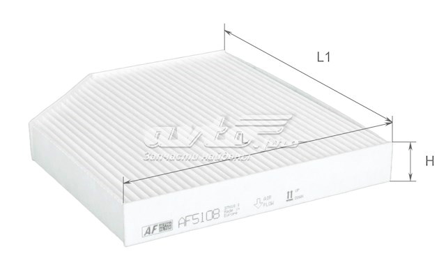Купить AF5108 Alpha Filter Фильтр салона угольный