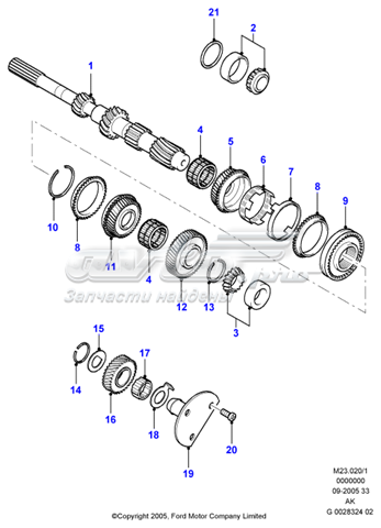  XS7R7144BA Ford