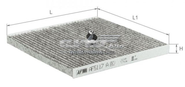 Фильтр воздушный отопителя Alpha Filter AF5117A цена, от 3.53 USD