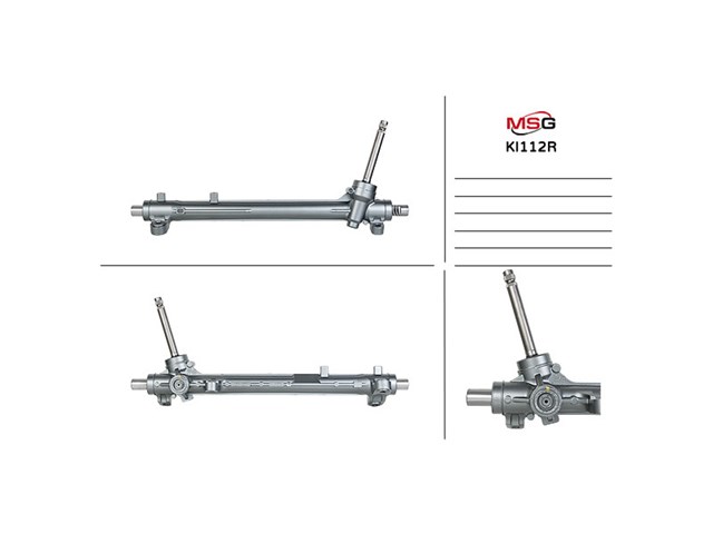 KI111R MSG Rebuilding cremalheira da direção