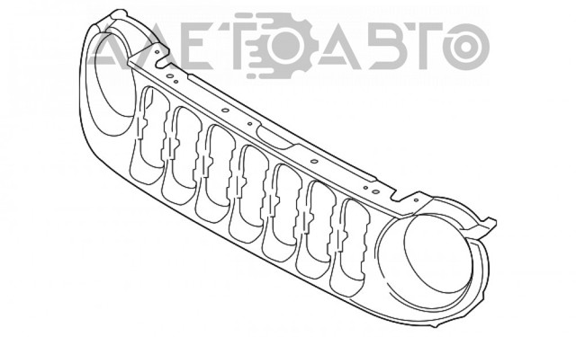 Купить FP3808991 FPS Решетка радиатора