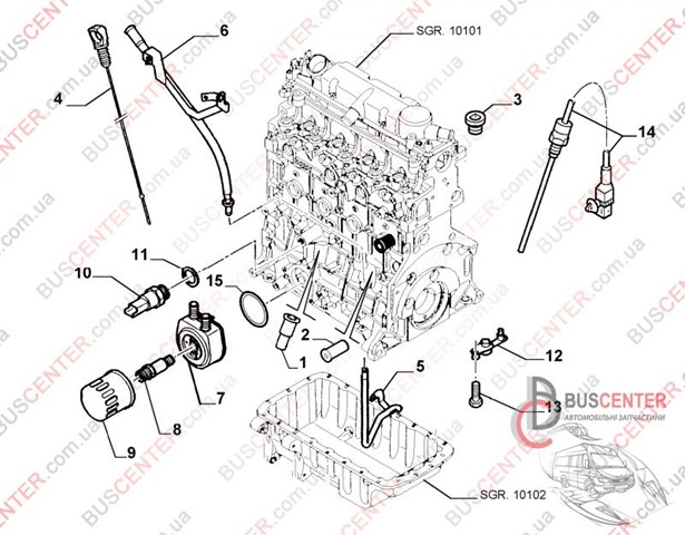  9629101580 Fiat/Alfa/Lancia