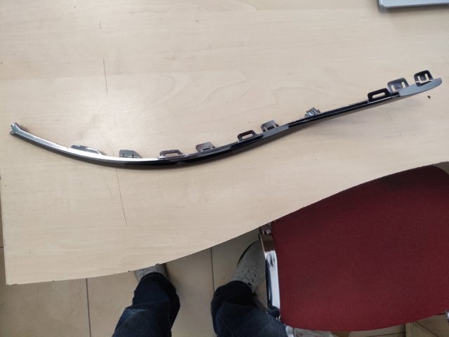 86691N7010 Hyundai/Kia Moldura esquerda do pára-choque traseiro