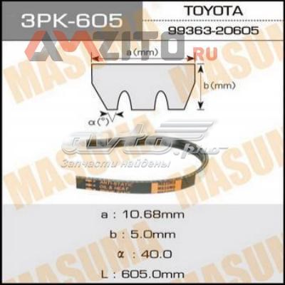 Клиновый ремень Masuma 3PK605 цена, от 4.81 USD