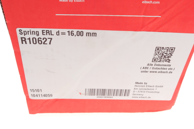 R10627 Eibach Пружина передней подвески