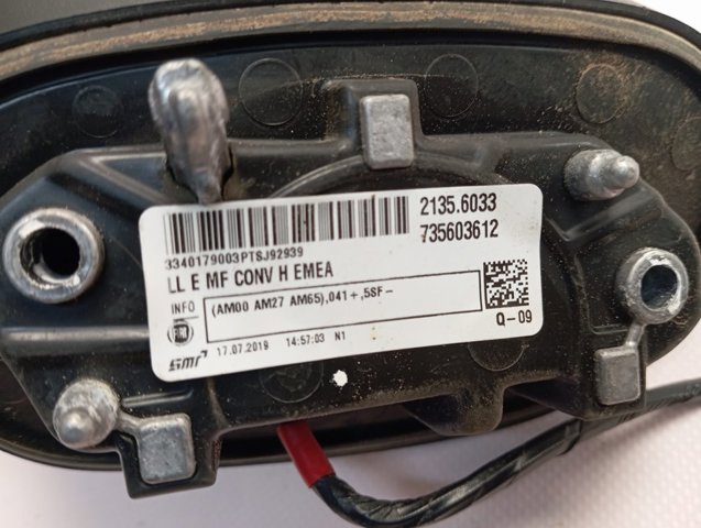 Зеркало заднего вида, левое Fiat/Alfa/Lancia 735603612 цена, от 124.79 USD
