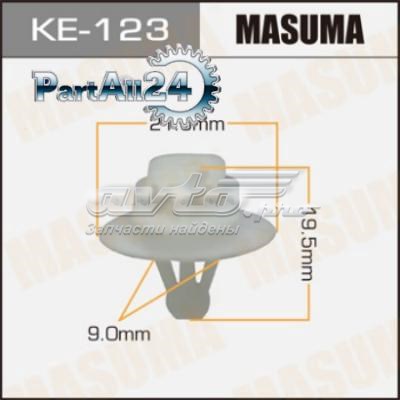 KE123 Masuma Пистон (клип) крепления молдинга двери