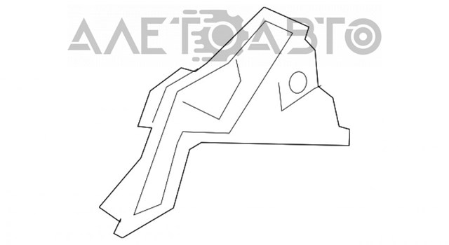 Кронштейн крепления крыла  переднего левого верхний Hyundai/Kia 66315C5000