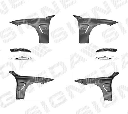 PBM10046SET Signeda Крыло переднее (TUNING) (ком-кт из 2 шт.)
