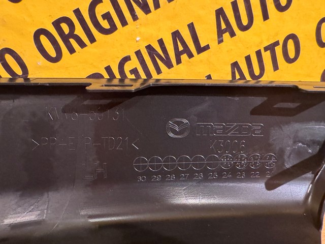 Молдинг бампера переднего, левый Mazda KMV850131 цена, от 9.88 USD