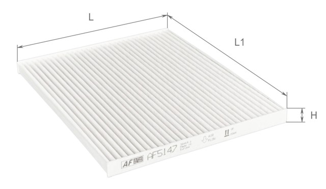 Фильтр воздушный отопителя Alpha Filter AF5147 цена, от 2.90 USD