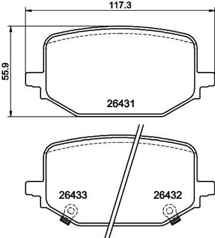 Задние тормозные колодки Z362231 Power Stop