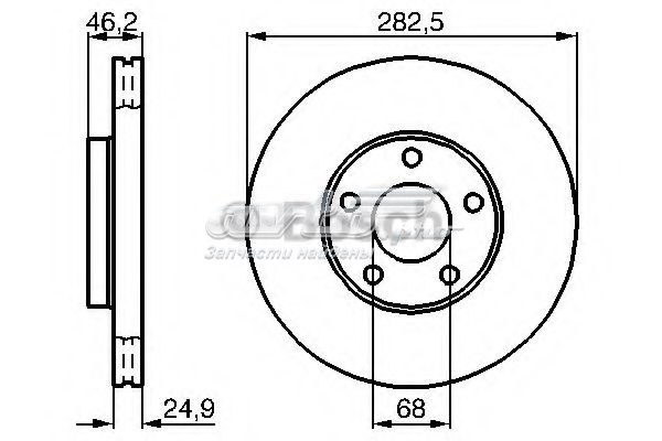 Ротор гальмівний 0986479C81 BOSCH