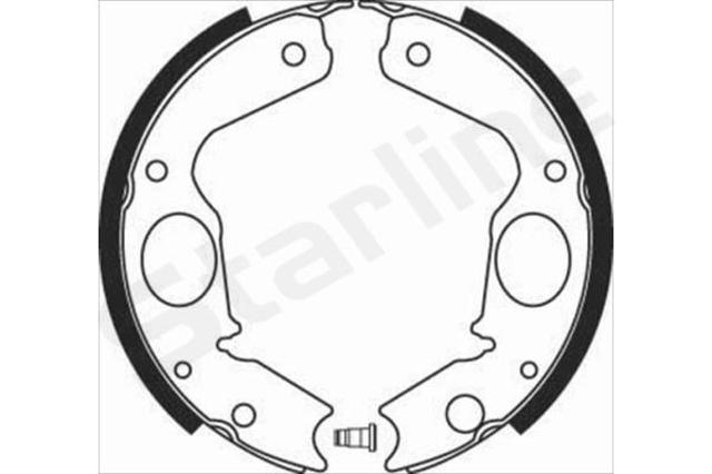Колодки стояночного тормоза Starline BC08350