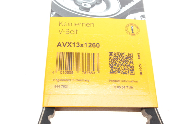 Ремень генератора AVX13X1260 Continental/Siemens
