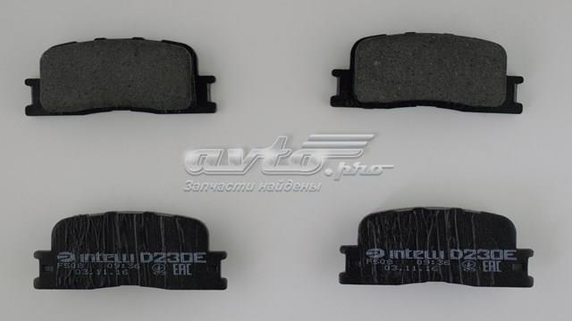 Колодки тормозные задние дисковые DAFMI D230E