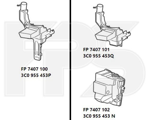 FP7407101 FPS Бачок омывателя стекла