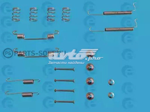 310009 ERT kit de montagem das sapatas traseiras de tambor