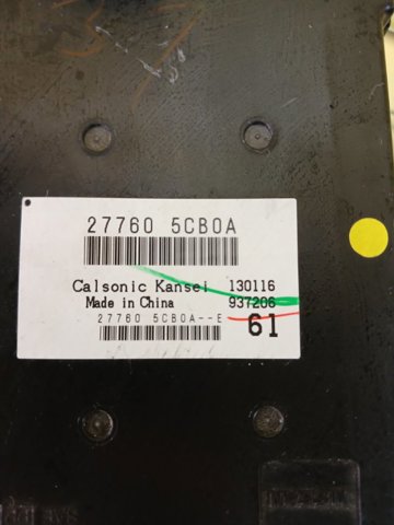  277605CB0A Nissan/Infiniti