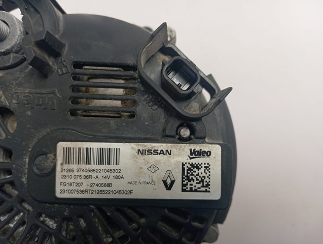231007536R Renault (RVI) Генератор автомобильный