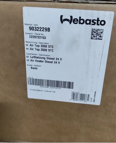  Webasto 9032229B цена, от 560.99 USD