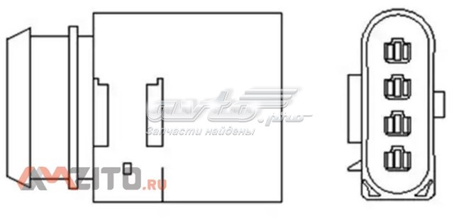 Лямбда-зонд, датчик кисню після каталізатора, лівий 466016355021 MAGNETI MARELLI