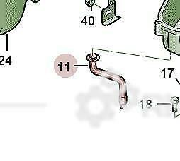 Manguera de drenaje de la carcasa del filtro de aire 4E0133647A VAG