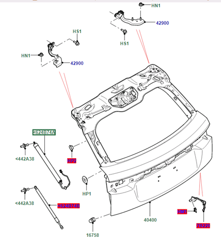 LR126176 Land Rover 