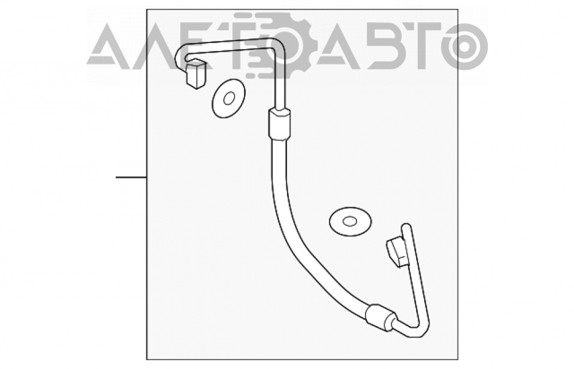Купить 924905AA0A Nissan/Infiniti Шланг кондиционера, от компрессора к радиатору