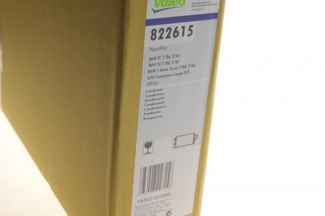 822615 VALEO Radiador de aparelho de ar condicionado