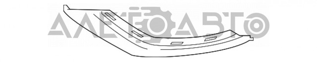 Купить FP4827933 FPS Молдинг бампера переднего левый