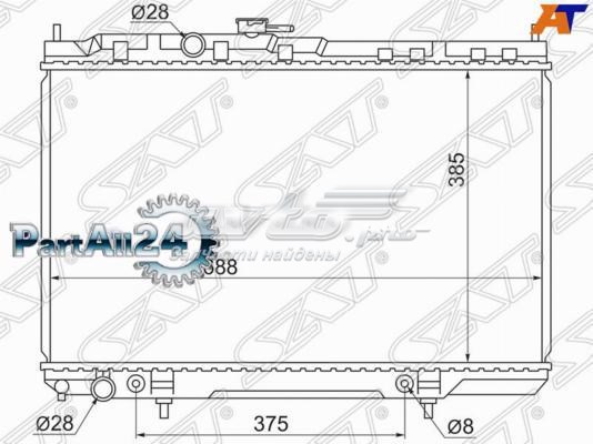 Радиатор охлаждения двигателя SAT NS0001B10 цена, от 89.32 USD