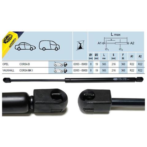 Газовый упор багажника Magneti Marelli GS0143