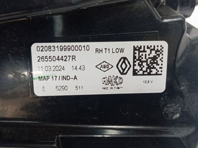  Renault (RVI) 265504427R цена, от 112.74 USD