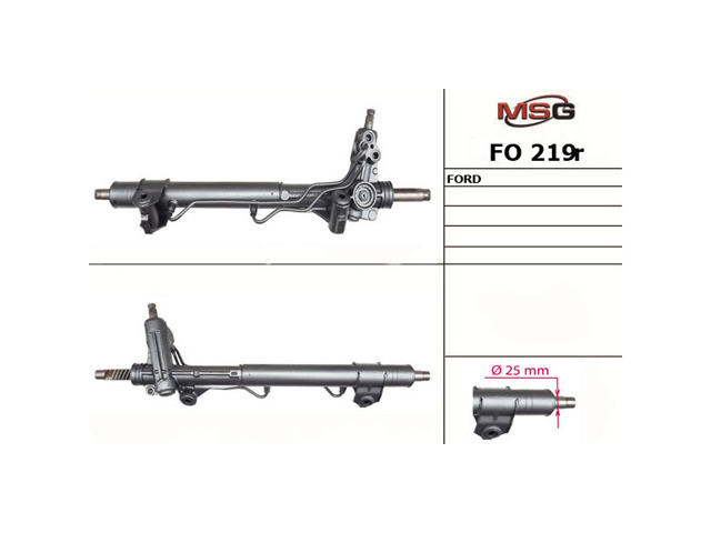 Рульова рейка FO219R MSG Rebuilding