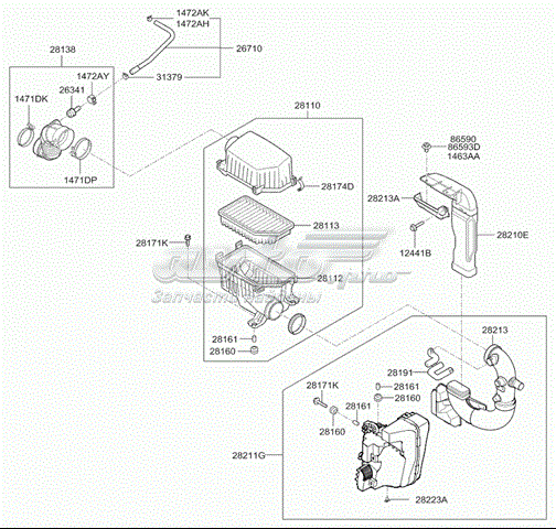  282111W170 Hyundai/Kia