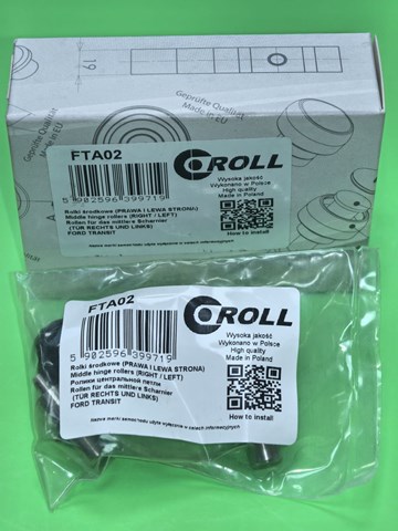 Ролик двери сдвижной правый центральный Roll FTA02