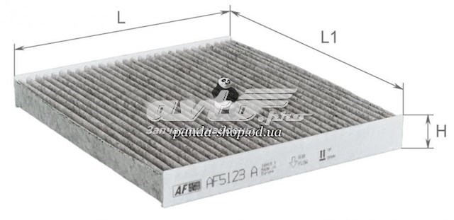 Купить AF5123A Alpha Filter Фильтр салона угольный