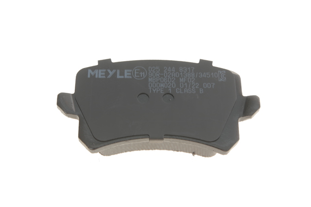 252448317 Meyle Колодки тормозные дисковые комплект