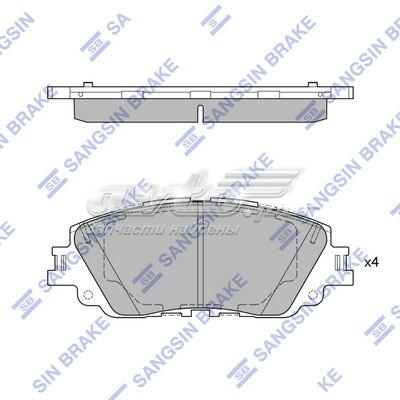 Передние тормозные колодки SP4275 Sangsin