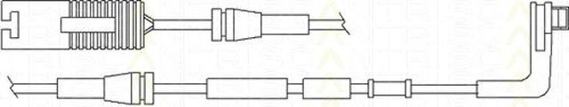 Датчик зносу гальмівних колодок, передній 811511035 TRISCAN