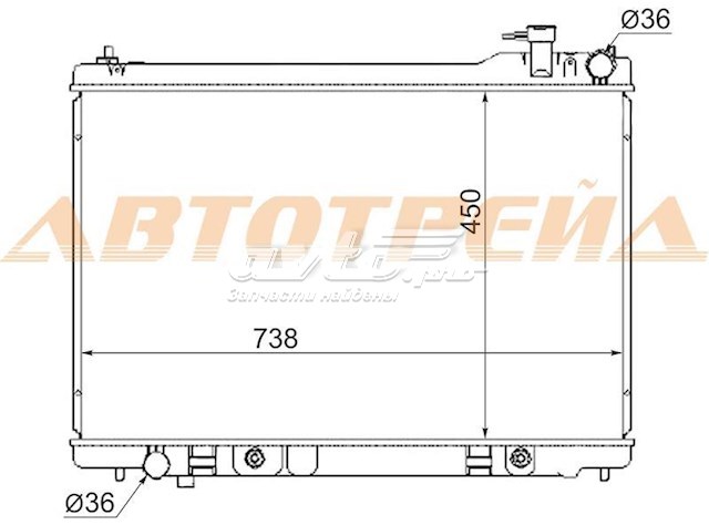 Радиатор NS0009FX35 SAT