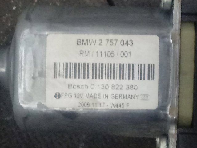 2757043 BMW Механизм стеклоподъемника передней левой двери