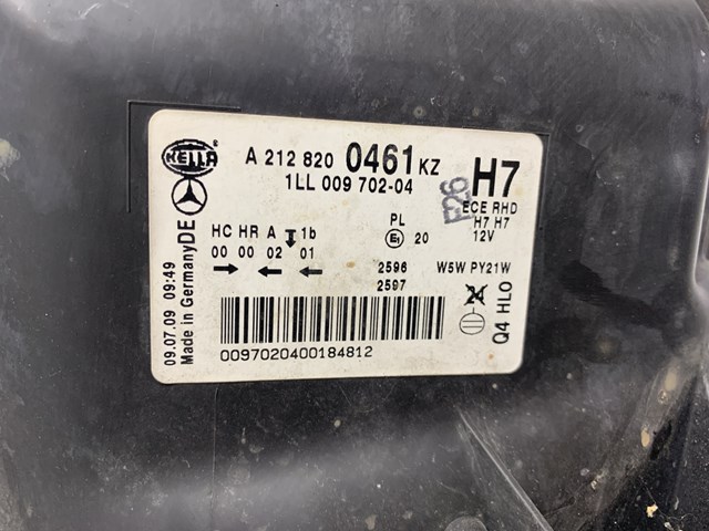 Фара правая Mercedes A2128200461