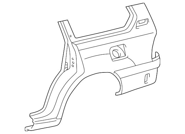  Крыло заднее правое Toyota Land Cruiser 
