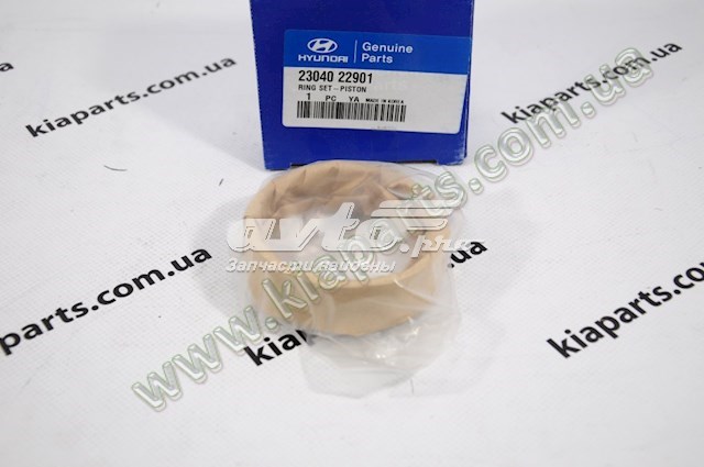 2304022901 Hyundai/Kia кольца поршневые комплект на мотор, 1-й ремонт (+0,25)